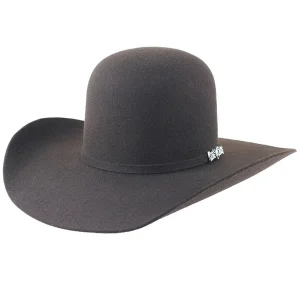 Texana Cuernos Chuecos 3X Open Crown Color Cafe