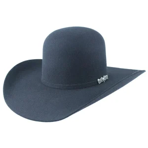 Texana Cuernos Chuecos 3X Open Crown Color Negro