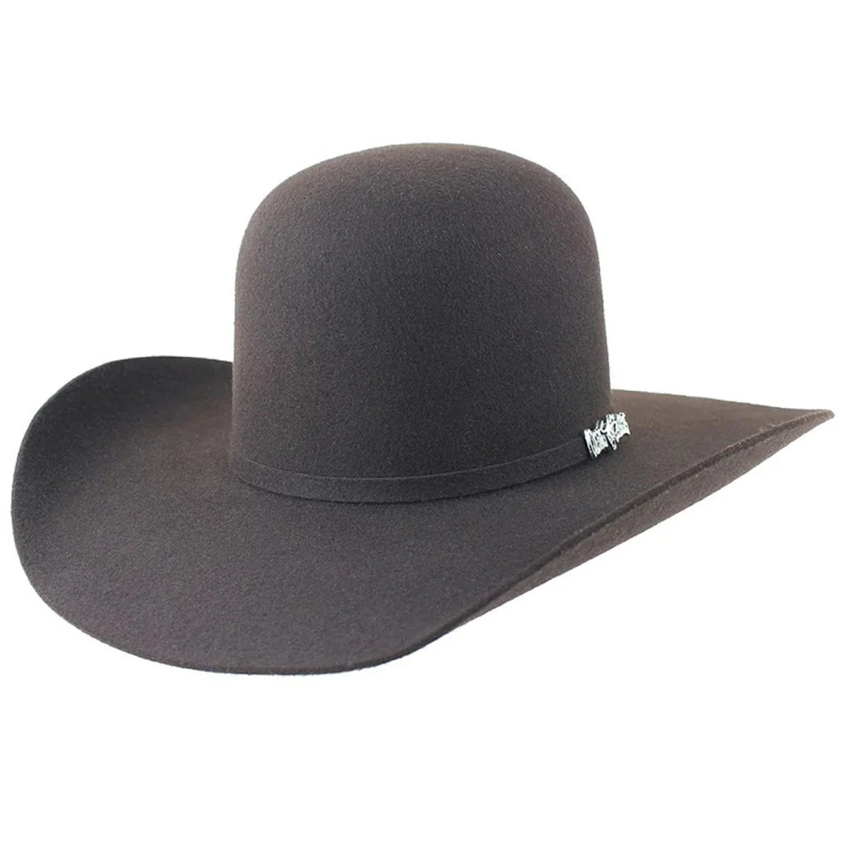 Texana Cuernos Chuecos 6X Open Crown Color Cafe - Imagen 2