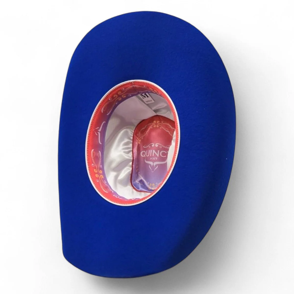 Texana Sombrero Vaquero para Mujer Azul Rey - Imagen 3