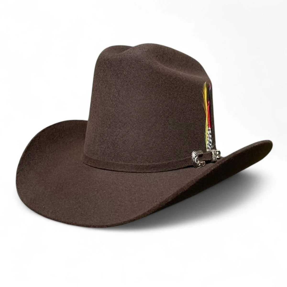 Texana Tombstone Los Dos Carnales 20X Copa Alta Color Chocolate - Imagen 2