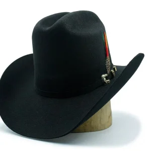 Texana Tombstone Los Dos Carnales 20X Copa Alta Color Negro