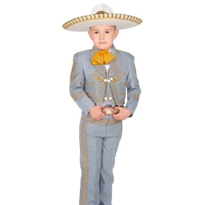 Traje Charro para Niño (TODO INCLUIDO) Gris imp-72309