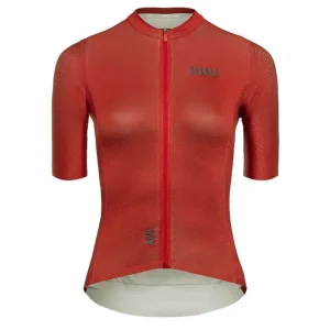 Jersey De Ciclismo M/C Mujer Suarez Lite Aurora Red