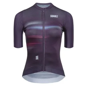 Jersey De Ciclismo M/C Mujer Velocity Deep Purple