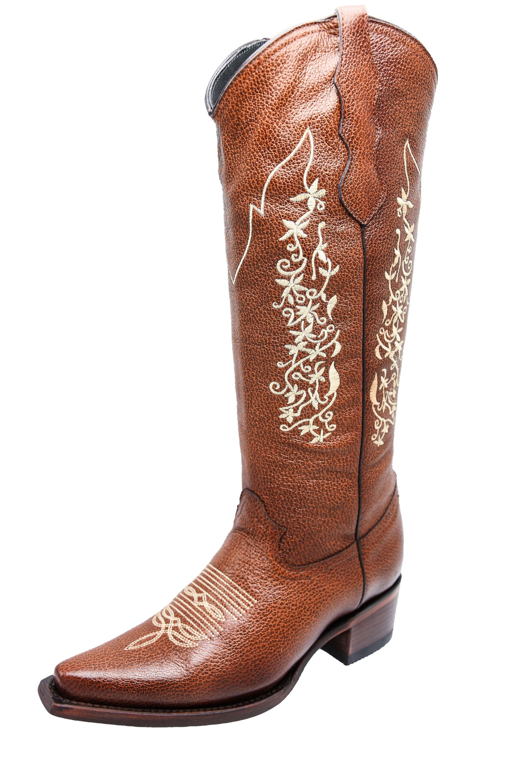 Botas de Cuero Original para Mujer Color Shedron WD-523 - Imagen 3